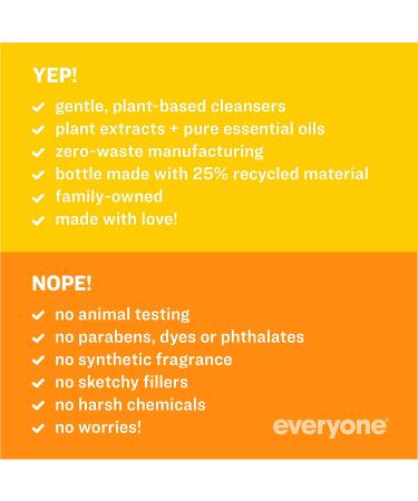 Everyone Hand Soap - Meyer Lemon Mandarin 128.5 Fl Oz | Eco-Friendly & Natural Clean - Buy Online on GoSupps.com