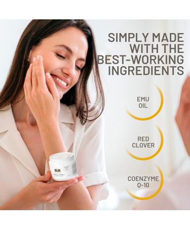 Emeu Charlevoix Hydra-FEM+ - Anti-Aging Emu Oil Cream - 60 ml - Buy Online on GoSupps.com