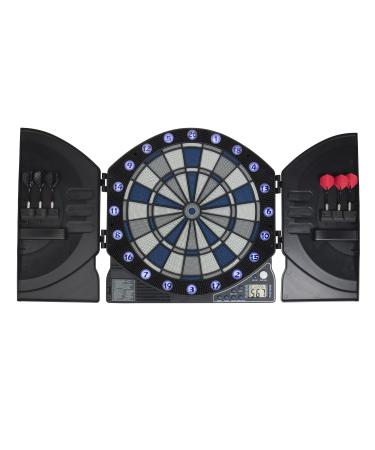 Arachnid Illuminator 3.0 Electronic Dartboard and Cabinet with 13 LED Light Up Games Black