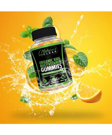Natures Clear Organic Kids Gummies Multivitamins | Vitamin D & Zinc | Gluten Free & Non-GMO | 60 Count - Buy Online on GoSupps.com
