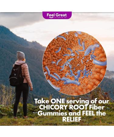 Feel Great Vitamin Co Prebiotic Fiber Gummies (60 Gummies) - Digestive Health and Immunity Support - Buy Online on GoSupps.com