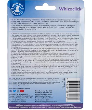 Company of Animals The Company of Animals Whizzclick Clicker and Whistle Combined Recall and Reward Training Wrist Strap For all Dogs Including Sensitive Dogs and Puppies Red 1 Count (Pack of 1) - Buy Online on GoSupps.com
