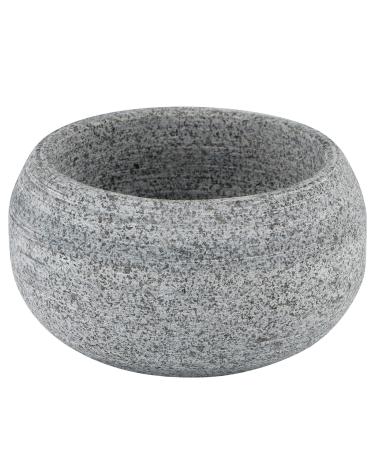 MDLUU Granite Shaving Bowl, Shaving Soap Bowl, Shaving Soap and Cream Bowl, Natural Granite Bowl for Man's Wet Shave, Diameter 3.5 Inches 3.5" bowl