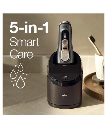 Braun Series 9 Pro 9465cc Electric Razor for Men - Wet & Dry Shaver with ProLift Beard Trimmer and SmartCare Center - Noble Metal - Buy Online on GoSupps.com