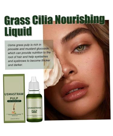 Temeemeg 6PCS Usma Grass Extract Essence 10ML Cilia Growth Nourishing Liquid for Hair Eyelash Eyebrow.. - Buy Online on GoSupps.com