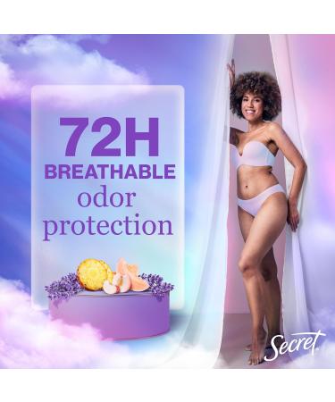 Secret Fresh Antiperspirant and Deodorant for Women 48hr Freshness Sweat & Odor Protection PH Balancing Minerals Clear Gel Relaxing Lavender Scent 3.4 oz - Buy Online on GoSupps.com