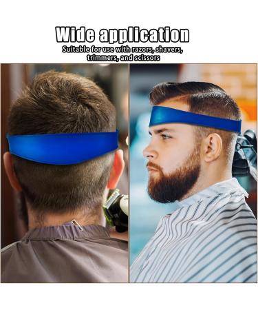 Hair Trimming Guide Blue Adjustable Hair Cut Guides Fade Guide Tool Neckline Shaving Template with 2 Hair Bands for Home Use Barber Shops Hair Salons Makeup Rooms - Buy Online on GoSupps.com