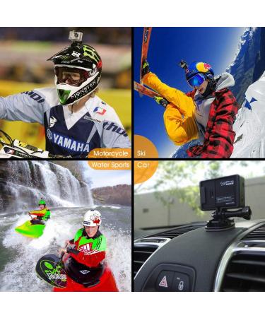 Sametop 3M Glue Bracket Adhesive Pads for GoPro Hero 12/11/10/9/8/7/6/5 & DJI Osmo Action Cameras - 6 Packs - Buy Online on GoSupps.com