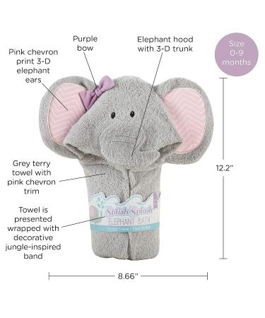 Baby Aspen Elephant Bath Hooded Towel & Robe 0-9 Months | Splish Splash Collection - Buy Online on GoSupps.com