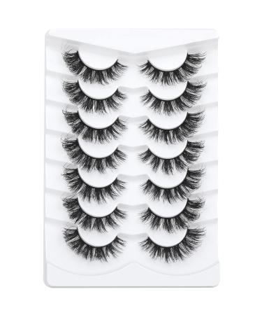 Geeneiya 3D Mink Wispy False Eyelashes - Natural Cat Eye Lashes with CC Curl Effect - Buy Online on GoSupps.com