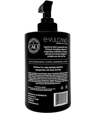 E.Vulcano Body Cr me 11.8 oz - Nourishing Body Lotion with Copper Magnesium & Zinc - Infused with Sicilian Lemons & Volcanic Minerals for Radiant Skin - Buy Online on GoSupps.com