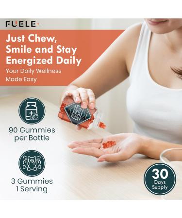 FUELE+ Creatine Monohydrate with L-Carnitine Beta-Alanine BCAAs - Enhance Performance and Recovery with Creatine Gummies and Pre Workout for Fitness and Atheletes - 5000mg Per Serving - Buy Online on GoSupps.com