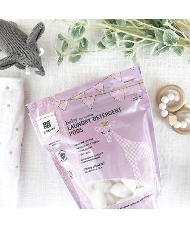 Grab Green Baby Laundry Pods - Dreamy Rosewood, 50 Loads, Essential Oils, 1.76 lbs - Buy Online on GoSupps.com
