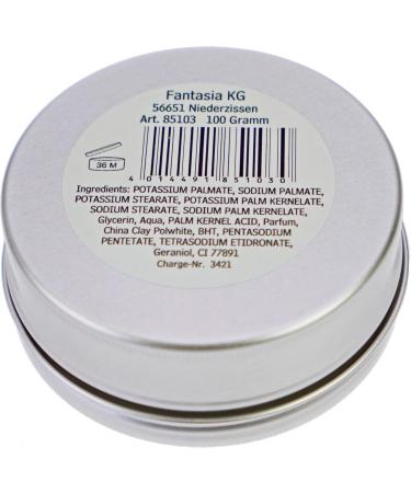 Fantasia Sandalwood Shaving Soap 100g - Vegan Razor Cream for Sensitive Skin | Premium Shaving Set for Men & Women - Buy Online on GoSupps.com