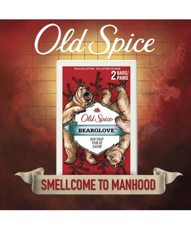 Buy Old Spice Wild Collection Bearglove Men's Bar Soap - 2 Count | International Shipping Available - Buy Online on GoSupps.com