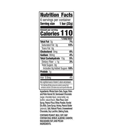 Nature Valley Crunchy Dipped Peanut Butter Chocolate Granola Squares - 6 Pack - Buy Online on GoSupps.com