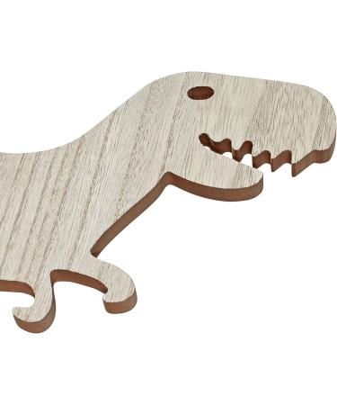 Shop Lights4fun Wooden T-Rex LED Night Light - Remote Control & Timer - Perfect for Kids' Rooms | International Shipping Available - Buy Online on GoSupps.com