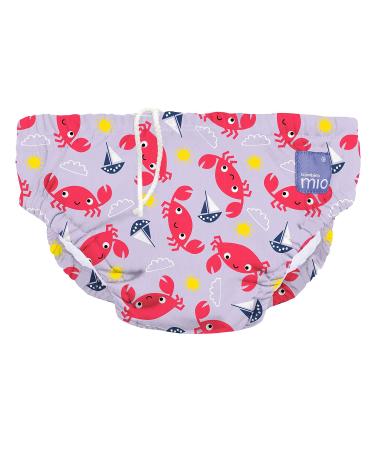 Bambino Mio Reusable Swimming Diaper & Wetbag Bundle for Babies & Toddlers - Krabbe M (6-12 Months) - Eco-Friendly Swimwear - Buy Online on GoSupps.com