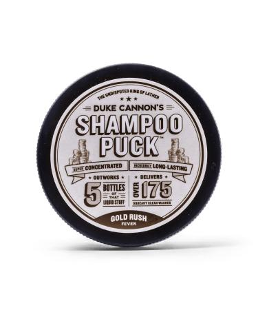Duke Cannon Supply Co. Men*s Shampoo Puck  4.5 oz. - Gold Rush Fever/Over 175 Washes/Sulfate-Free