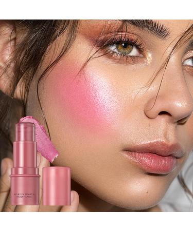 Rouge stick longlasting blush makeup for cheeks highly pigmented stick blush for a natural shine on cheeks face and eyebrows Hitrod - Buy Online on GoSupps.com