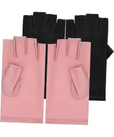 FRCOLOR 4 Pairs Uv Gloves Manicure Gloves Anti Uv Nail Art Supplies Hand Gloves for Protection Nail Gloves Uv Shield Glove Gloves for Gel Manicure Nails Gel Cotton Anti Gloves Anti-uv - Buy Online on GoSupps.com