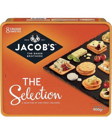 Jacob's Biscuits for Cheese Selection 900g - 8 Different Selection of Delicious Crackers - Buy Online on GoSupps.com