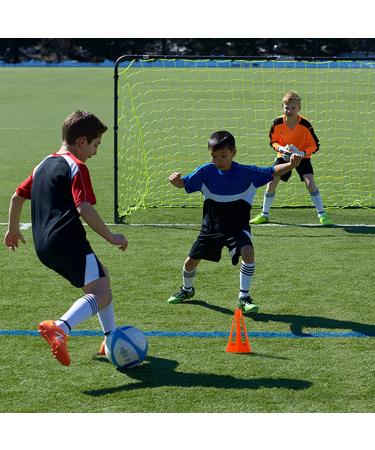 Franklin Sports Mini Soccer Cones - Flexible Orange Cones for Drills and Games - 9 Inches - Buy Online on GoSupps.com