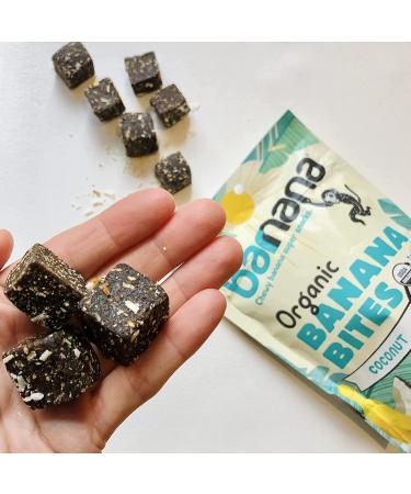 Barnana Organic Chewy Banana Bites with Coconut - 3.5oz | Vegan, Paleo, Potassium-Rich Snack for Hiking & Lunch - Buy Online on GoSupps.com