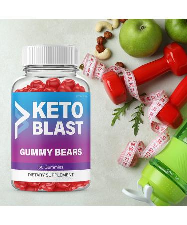 Ketos Blast Gummies - Max Beans (60 Gummies) | Keto Friendly Gummy Bears - Buy Online on GoSupps.com