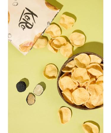 KoRo KoRo - Organic Lentil Chips with Truffle Flavor 7x100g - Vegan Snacking Fun - Organic Ingredients - Delicate Truffle Note - Buy Online on GoSupps.com