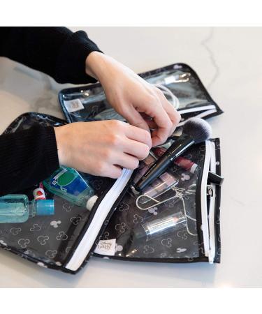 Bumkins Disney Mickey Mouse Toiletry Bag Set - TSA Approved Quart Zip Pouch, PVC-Free, Set of 3 - Buy Online on GoSupps.com