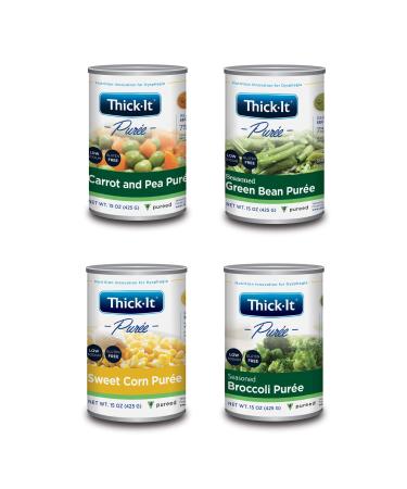 Thick-It Purees - Mixed Case - Vegetable (Variety Pack of 12)