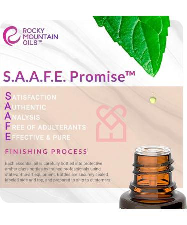 Buy Rocky Mountain Oils Organic Peppermint Essential Oil 15ml - 100% Pure & USDA Organic for Aromatherapy & Topical Use Ships Internationally - Buy Online on GoSupps.com