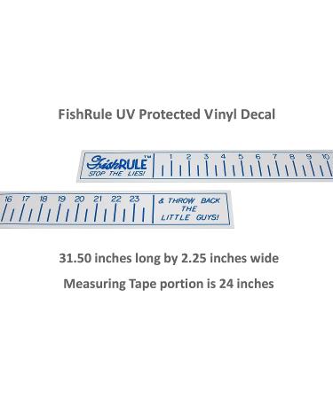 FishRule 24-inch Boat Ruler - Fishing Measuring Tape for Accurate Measurements - Buy Online on GoSupps.com