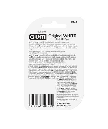 Buy Sunstar Gum Original White Floss 30m - Best International Shipping & Premium Dental Care - Buy Online on GoSupps.com