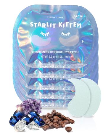 I Dew Care Hydrogel Eye Patch - Starlit Kitten | Reduce Dark Circles  Fine Line  Pufffy Eyes  Eye Bags with Caffein  Jewel Powder  Hyluronic Acid  Niacinamide  Hydrating and Brightening Under Eye Patches  Korean Skin Car... - Buy Online on GoSupps.com