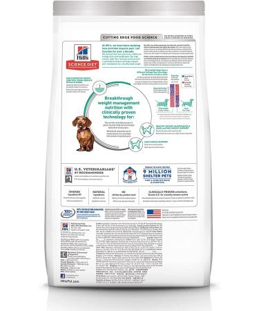 Hill's Science Diet Adult Perfect Weight Small & Mini Chicken Recipe Dry Dog Food 4lb - Pack of 1 - Buy Online on GoSupps.com
