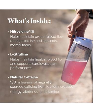 Amped Nitro - Pre-Workout Performance Booster w/Scientifically Proven Ingredients - Watermelon Flavor - Informed Sport Certified - Third-Party Quality Tested 20 Servings - Buy Online on GoSupps.com