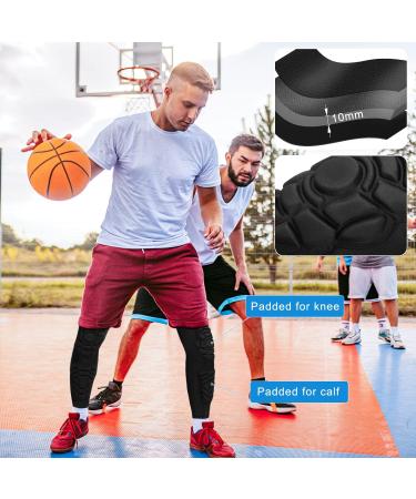 GUOZI Knee Braces 2 Pack - Crashproof Thigh Compression Leg Sleeves for Sports - Medium Size - Buy Online on GoSupps.com