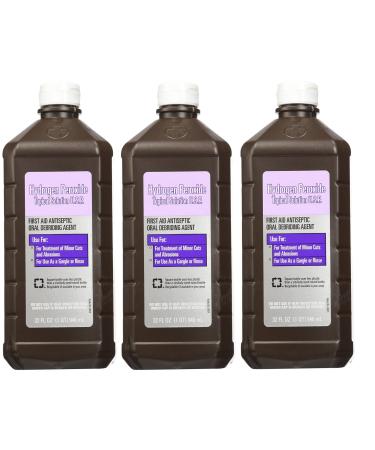 Hydrogen Peroxide Topical Solution 32 Ounce (3 Pack)