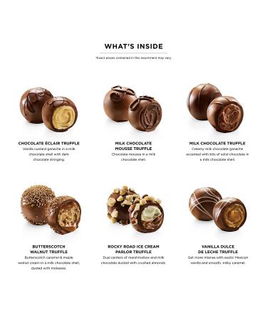 Godiva Chocolatier Truffles Assorted Gift Box - Milk Chocolate, 6 pc - Buy Online on GoSupps.com