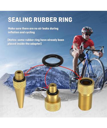 Henmi Bicycle Valve Adapter Set - Complete French & Auto-Style Valve Adapters with Sorting Box Air Pump Ball Pin & Compressor Valve - International Shipping - Buy Online on GoSupps.com