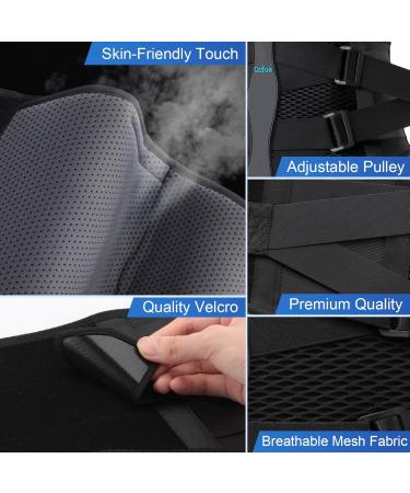 Back Brace for Lower Back Pain Relief | Breathable Support Belt for Men & Women | Sciatica Herniated Disc Scoliosis - X-Large - Buy Online on GoSupps.com