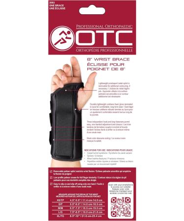 OTC 6-Inch Wrist Splint for Petite & Youth - Lightweight Breathable Support for Sprains & Post-Cast Recovery (X-Small Right Hand - Buy Online on GoSupps.com