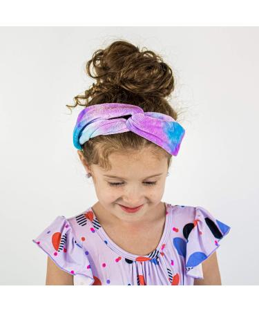 4 Pack Tie Dye Spa Headbands for Girls - Soft Non-Slip Turban Headwraps - Stretch Tie-Dye Hair Accessories - Sleepover Party Essential - Buy Online on GoSupps.com