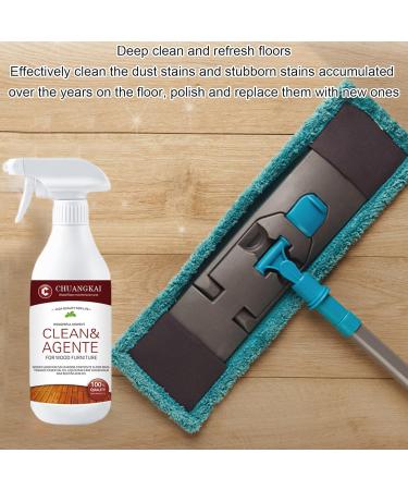 Wood Polish Spray - 16.9oz Liquid Floor Wax | Floor Liquid Cleaner Liquid Furniture Wax Cleaning And Maintenance Agent For Brightening Home - Buy Online on GoSupps.com