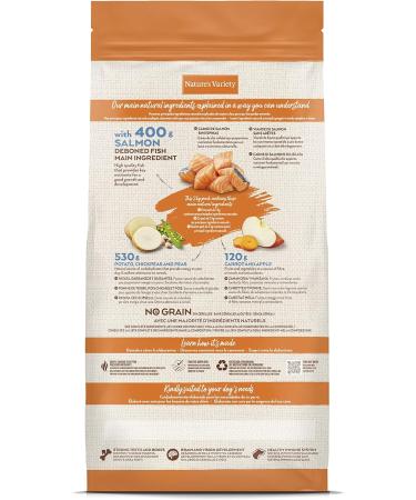 Nature's Variety Original No Grain - Junior Dog Food for all sizes - Grain-free - with Boneless Salmon - 2kg - Buy Online on GoSupps.com