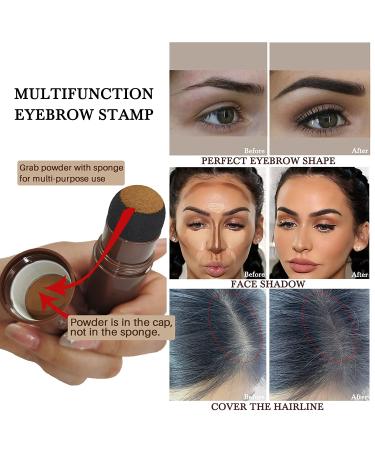 FFSTA Brow Stamp Stencil Kit - 13 Piece Set in Dark Brown - Buy Online on GoSupps.com