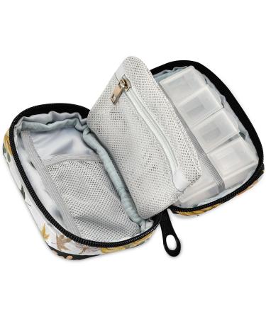 Pumpkins Thanksgiving Day Fall Pill Organizer | 7-Day Large Medicine Box for Vitamins & Supplements | Travel Gifts - LTT-036 - Buy Online on GoSupps.com