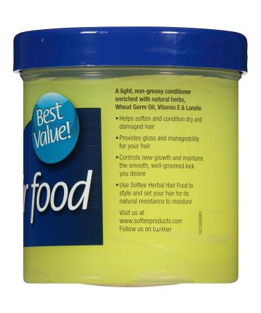 Softee Hair Food with Vitamin E - Nourishing 12 oz Hair Care for Healthy Hair - International Shipping Available - Buy Online on GoSupps.com